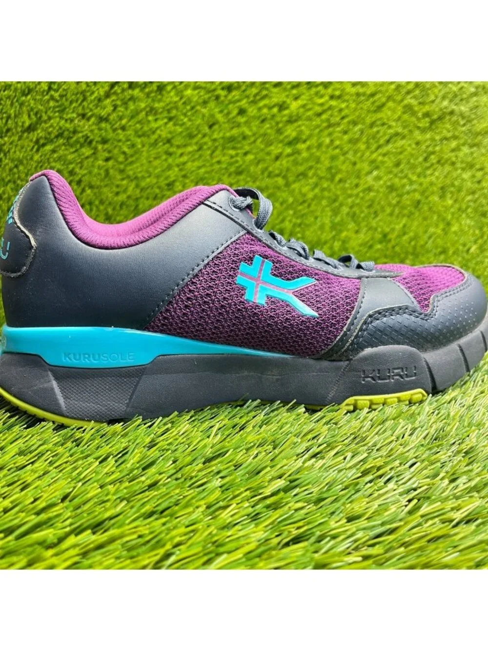 Kuru Quantum 2.0 Womens Size 8D Purple Blue Athletic Running Shoes Sneakers